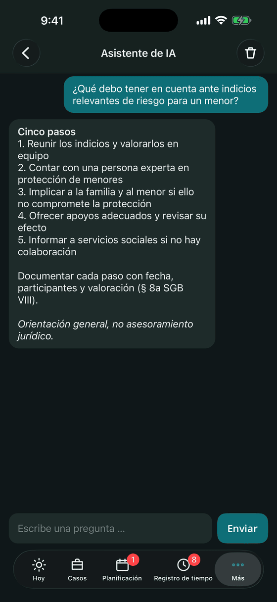 Asistente de IA sin conexión